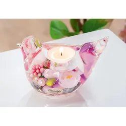 Dreamlight Teelichtleuchter Vogel - Pink Love