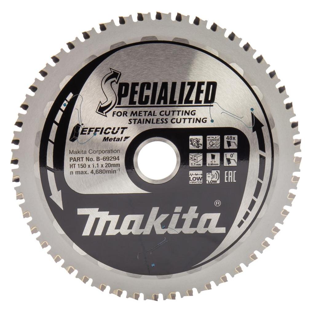 Makita EFFICUT Sägeblatt 150x20mmx 48 Zähne (B-69331)