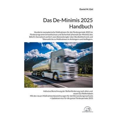 Das De-Minimis 2025 Handbuch, Taschenbuch von Daniel M. Giel, BoD – Books on Demand, 978-3-8192-7386-5