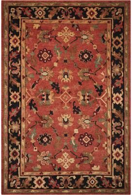 Nourison Hand-tufted Tahoe Rust Wool Rug