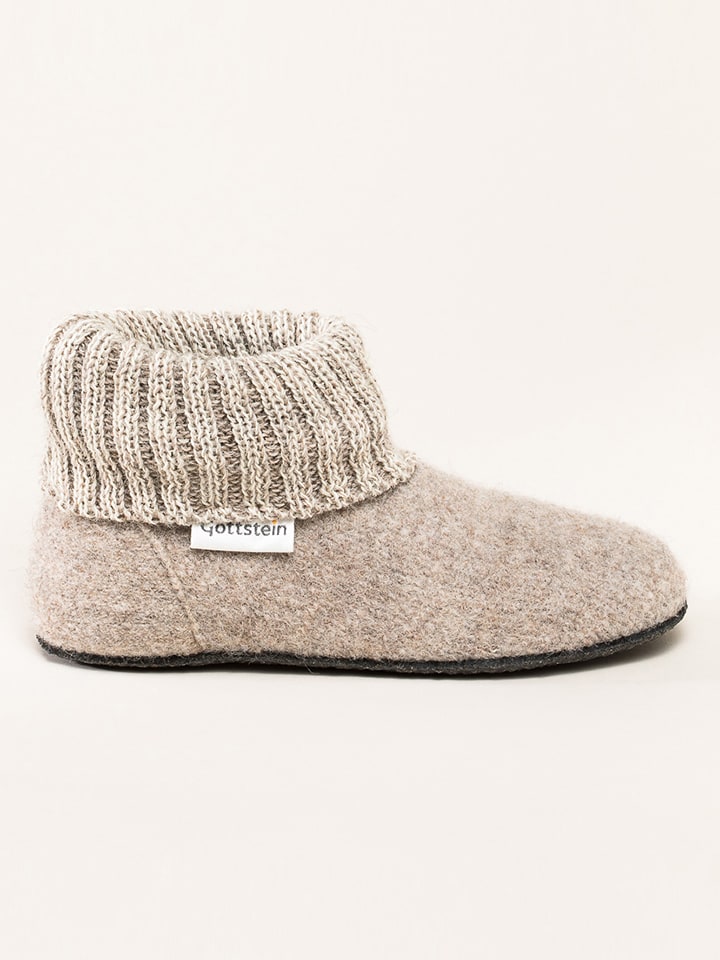 kitz-pichler Hüttenschuhe "Alpine Boot" in Beige - 24