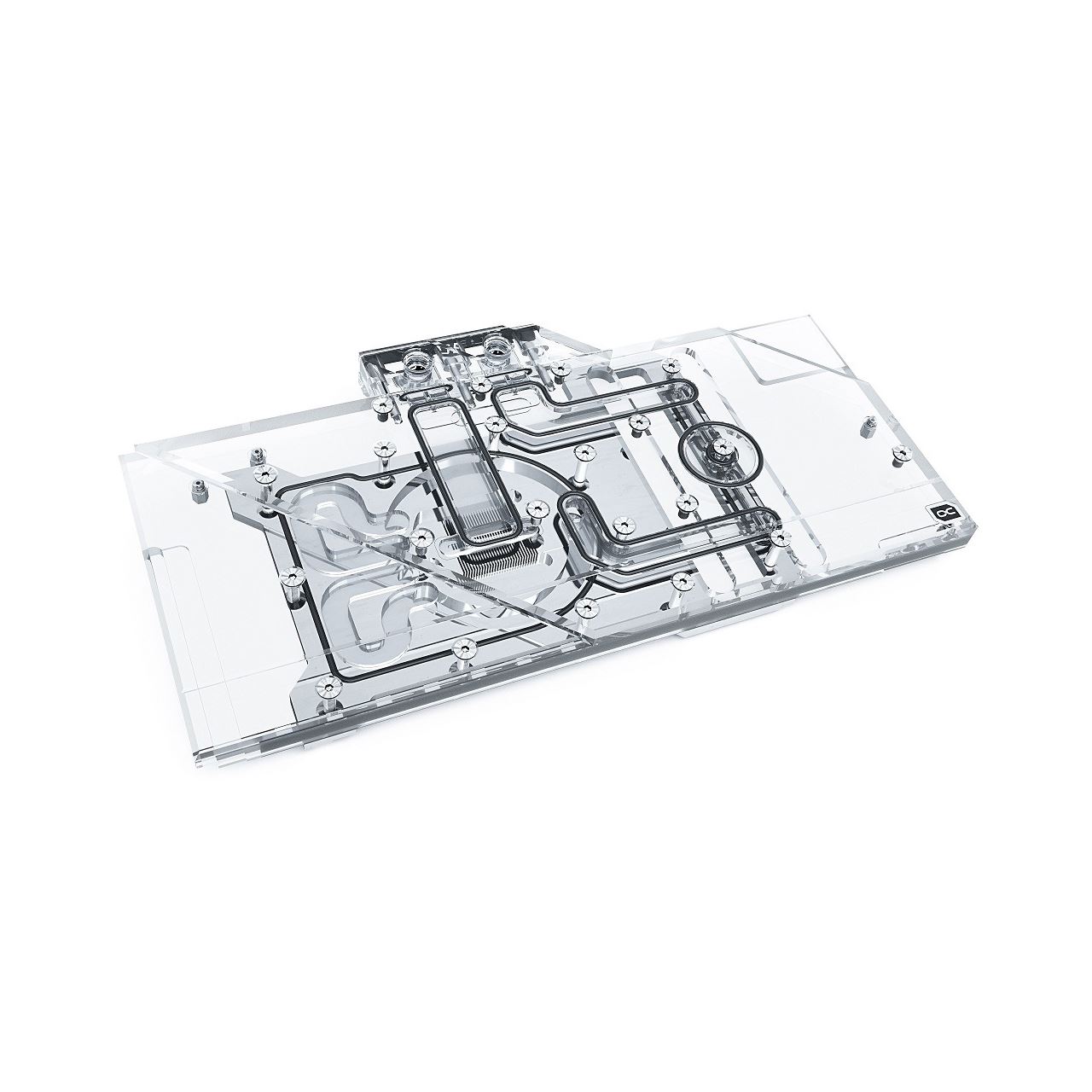 Alphacool Eisblock Aurora Acryl GPX-A Radeon RX 6800/6800XT Gaming X Trio mit Backplate