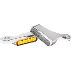 Heinz Bikes Stripes, Armaturen-Blinker - Verchromt