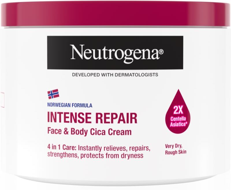 Neutrogena Intense Repair Cica crème pour le corps traitante pour peaux sèches 400 ml