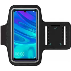SmartFitness Huawei P Smart 2019 Handy Sport Armband, Smartphone Sportarmband, Schwarz