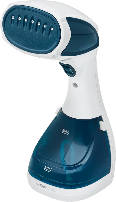 Clatronic DB 3717 Dampfbügelstation 1100 W 0,2 l Keramik-Bügelsohle Blau, Weiß