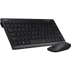 Acer Chrome Combo Set Keyboard (US, Kabellos), Tastatur, Schwarz