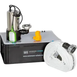 WS-Hochwasserbox inkl. Edelstahlpumpe und 20m Bauschlauch