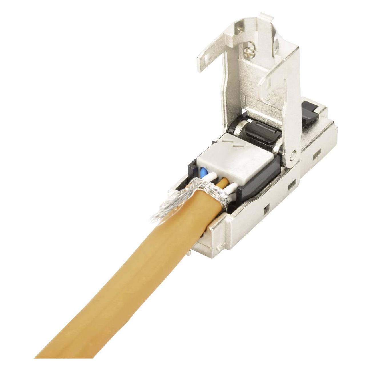 Digitus Geschirmter RJ45-Stecker (Netzwerkkabel Stecker) (DN-93631)