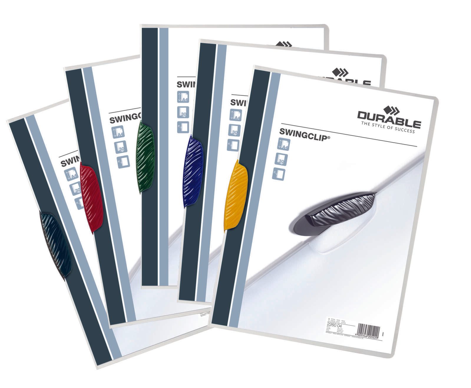 DURABLE Klemmhefter Swingclip DIN A4 transparent 226000