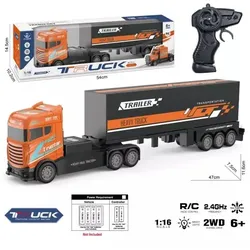 4-in-1 ferngesteuerter Container-Sattelschlepper, Maßstab 1:16