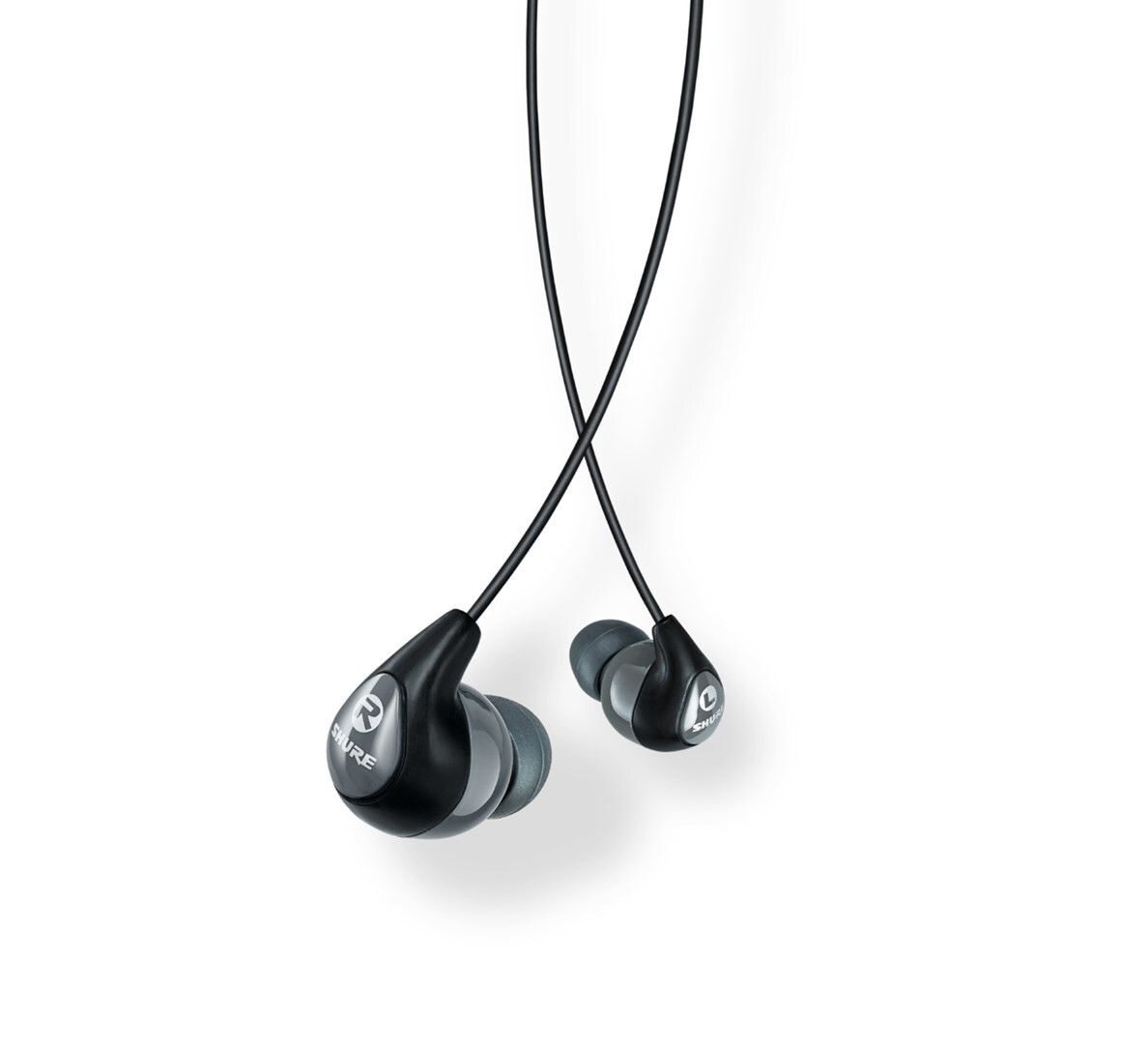 Shure SE112-GR bedrade in-ear hoofdtelefoon zwart/grijs