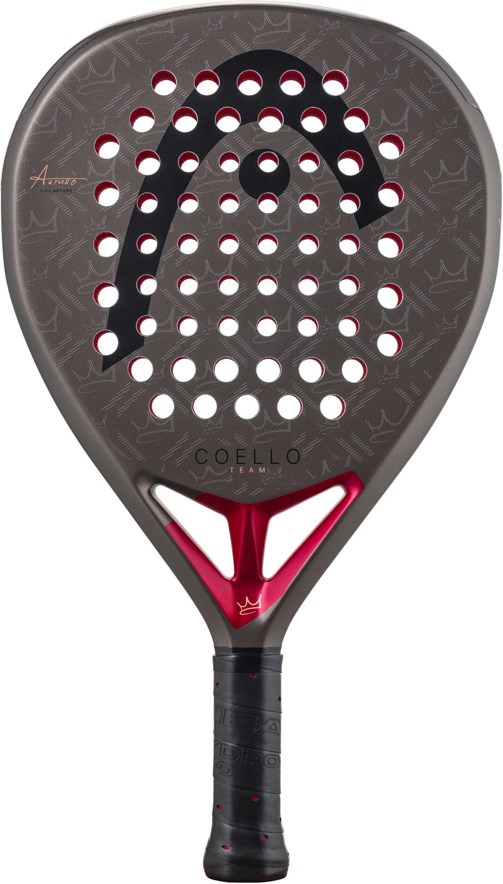 Head Pala de pádel Coello Team 2026 . Gris Antracita
