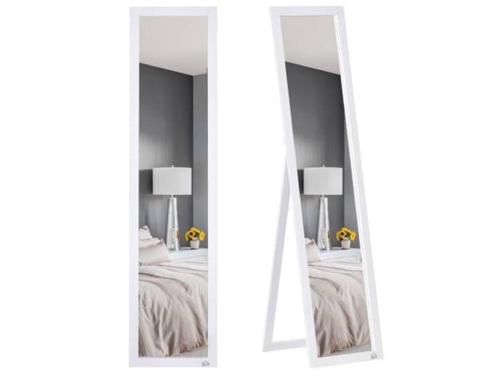HOMCOM Ganzkörperspiegel, Wandspiegel, 154 x 37 cm, Weiß