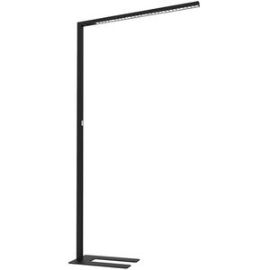 Heitronic Stehlampe Larsen, LED, schwarz, 206 cm, 7500 Lumen, 60 Watt, dimmbar