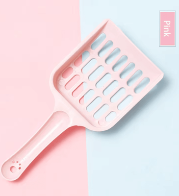 Inspire Curations CleanSift Tofu Mesh Cat Litter Scoop For Easy Daily Cleaning pink