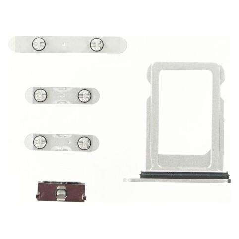 OEM Button Set für iPhone 12 mini weiss (Apple iPhone 12 mini) (25446274)