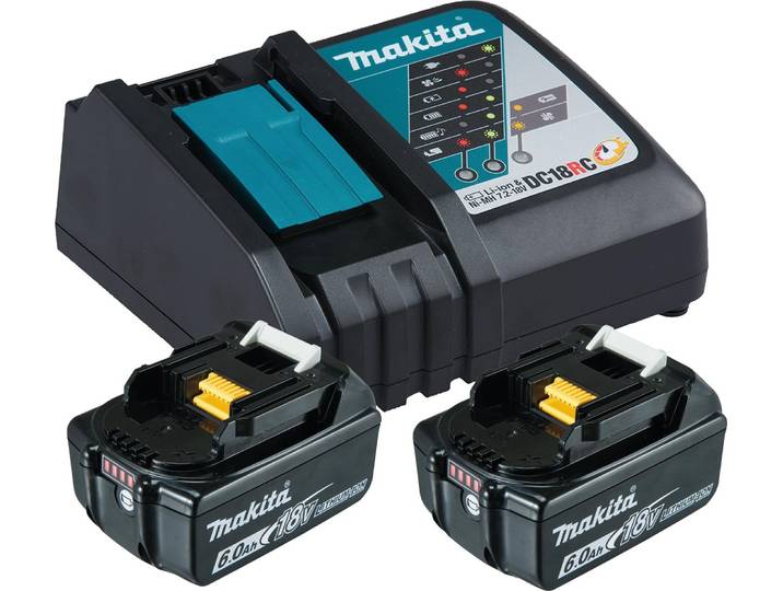 Makita Batterie Power Source Kit 18 V / 6\,0 Ah 18V - Li-Ion - 6 Ah