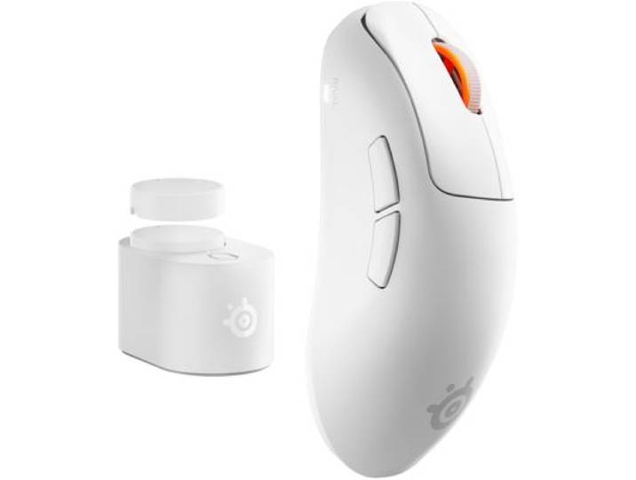 Steelseries - Souris Gamer Sans Fil Symétrique Rival Pro Wl 42k Blanche