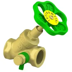 Schlösser Schrägsitzventil 0014102000001 DN 20, Rp 3/4, mit Entleerung, steigende Spindel