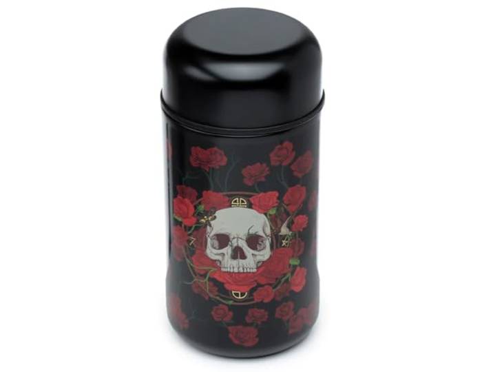 Skulls & Roses Hot & Cold Lunch Pot with Spoon 500ml