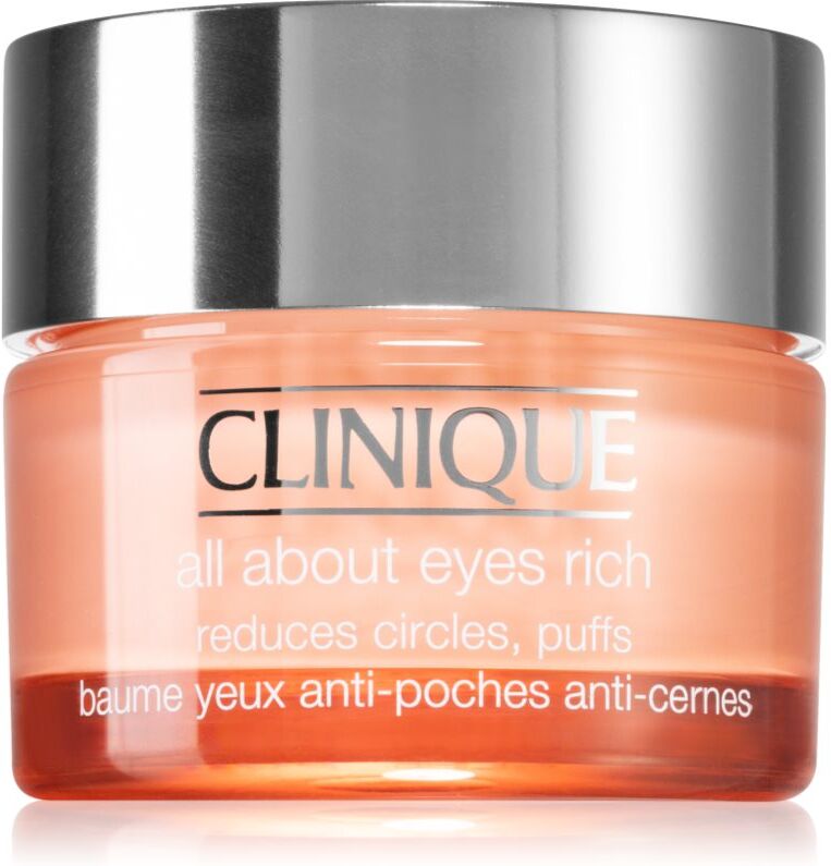 Clinique All About Eyes™ Rich feuchtigkeitsspendende Augencreme gegen Schwellungen und Augenringe 30 ml
