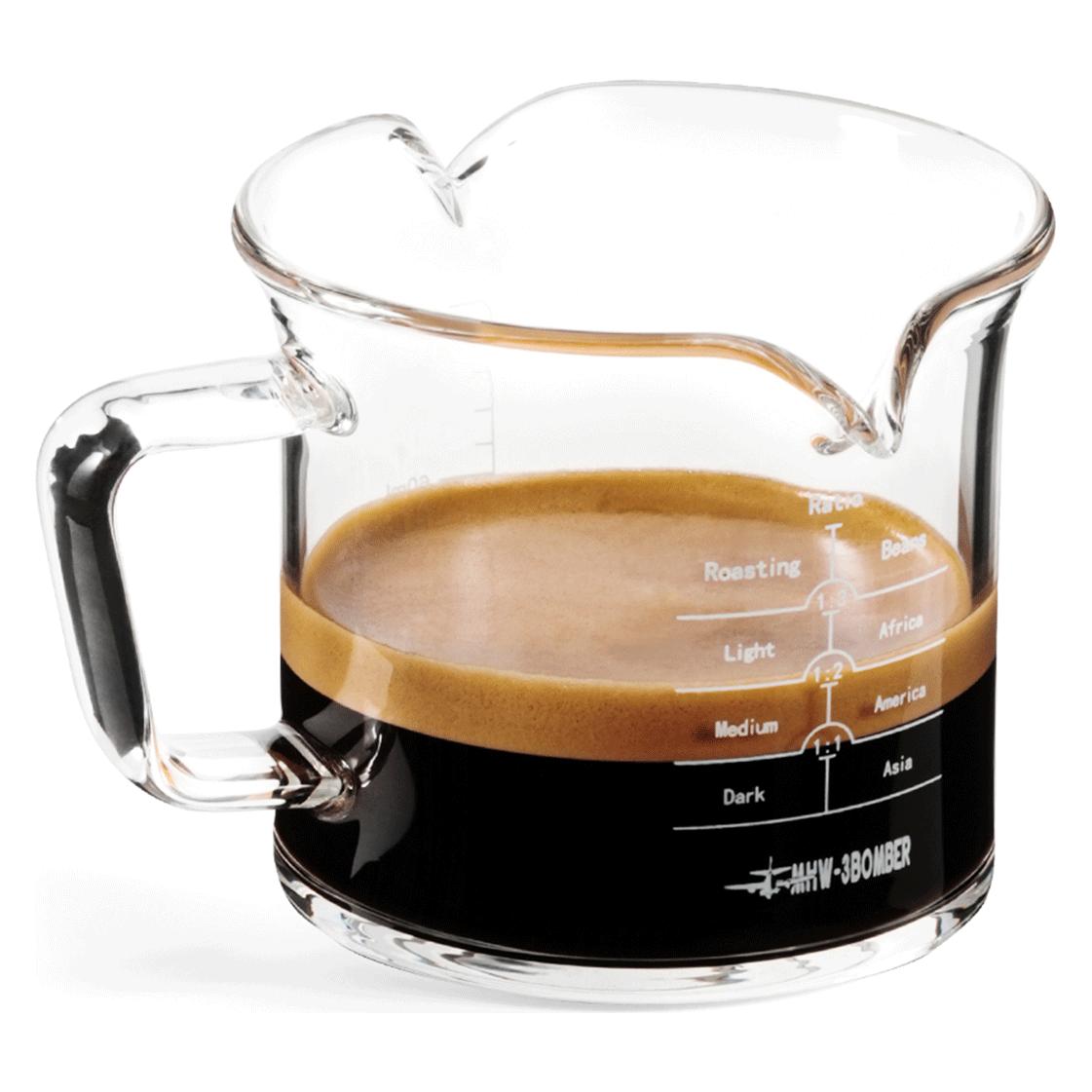 MHW 3Bomber Messglas Espresso (G5059-OS)
