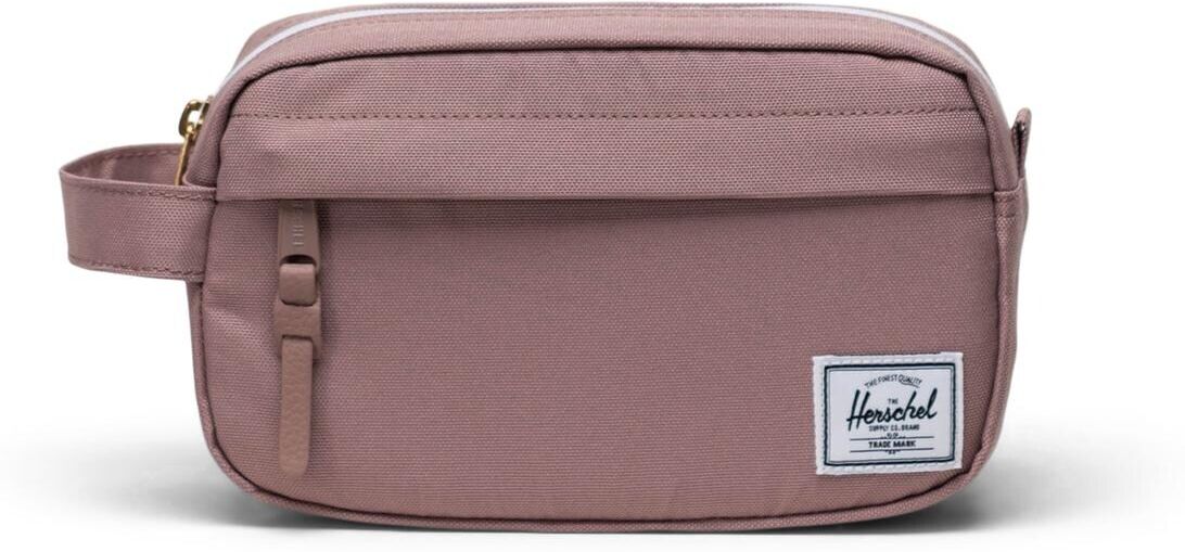 Kulturbeutel HERSCHEL "Small Travel Kit", Damen, Gr. B/H/T: 21,6cm x 13,2cm x 8,13cm, rosa, Stoff, Taschen Kulturbeutel rosa B/H/T: 21,6cm x 13,2cm x 8,13cm