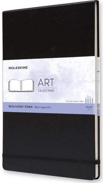 Moleskine Art Akvarel Album   A4   Sort