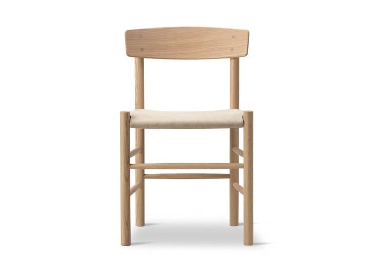 Fredericia Furniture J39 Stuhl Gesättigte Eiche-natur canvas