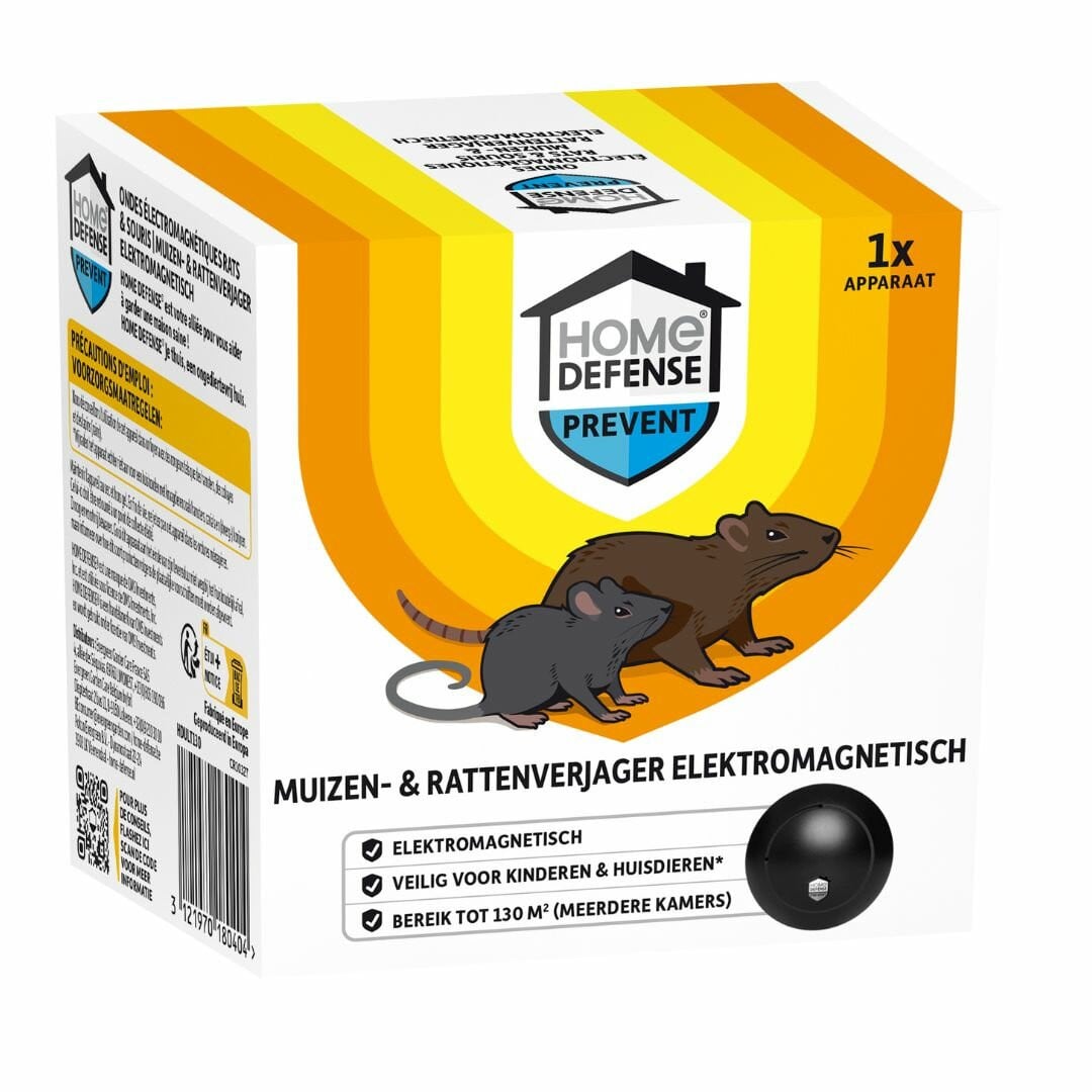 Home Defense elektromagnetische muizen- en rattenverjager voor een bereik tot 130 m2