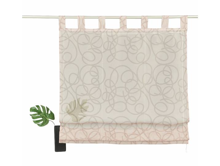 Raffrollo GOODPRODUCT Tanaro Gr. 1, beige (sand), B:45cm H:140cm, Voile, Obermaterial: 100% Polyester, Raffrollos, Raffrollo, halbtransparent, Voile, Polyester, einseitig mit Schlingen-Motiv