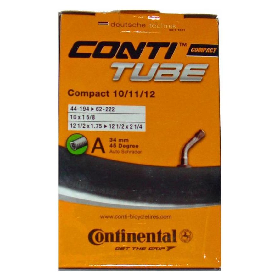 Continental Schlauch Compact 10/11/12" 44/62-194/222 45° (Schrader (AV), 12", 34 mm) (0182211)