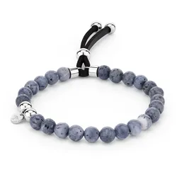 Fynch-Hatton Beads  Blue Sponge Coral Armband