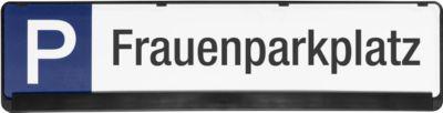 Parkplatzschild, Frauenparkplatz