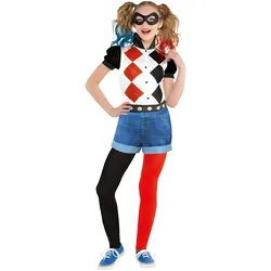 Amscan Kinderkostüm Harley Quinn Classic Alter 6-8 Jahre