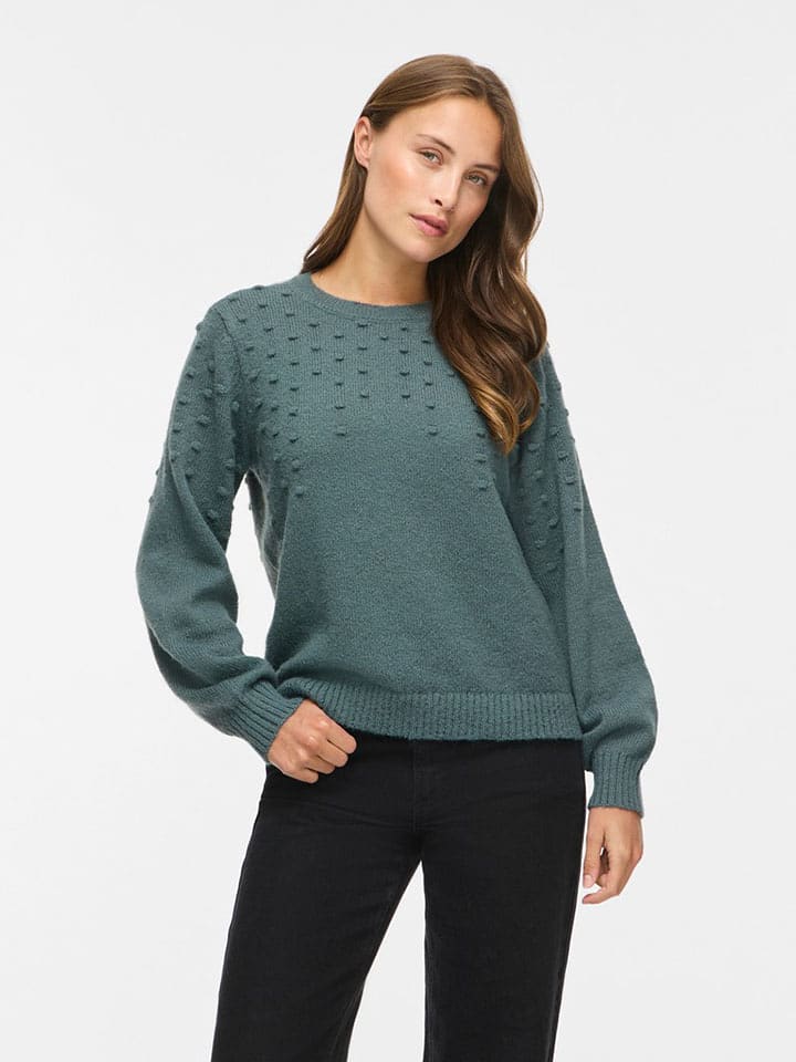 Vila Pullover "Tuli" in Grün - XL