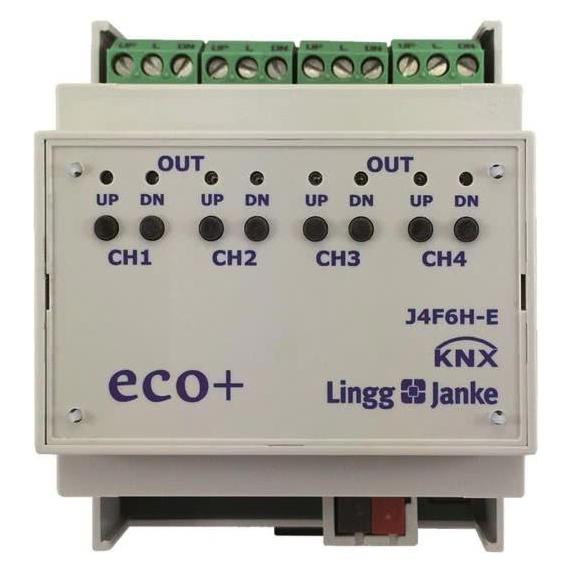 Lingg & Janke Jalousie-/Rolladenaktor J4F6-E 4-fach eco+ (Rolladenaktor) (79432)