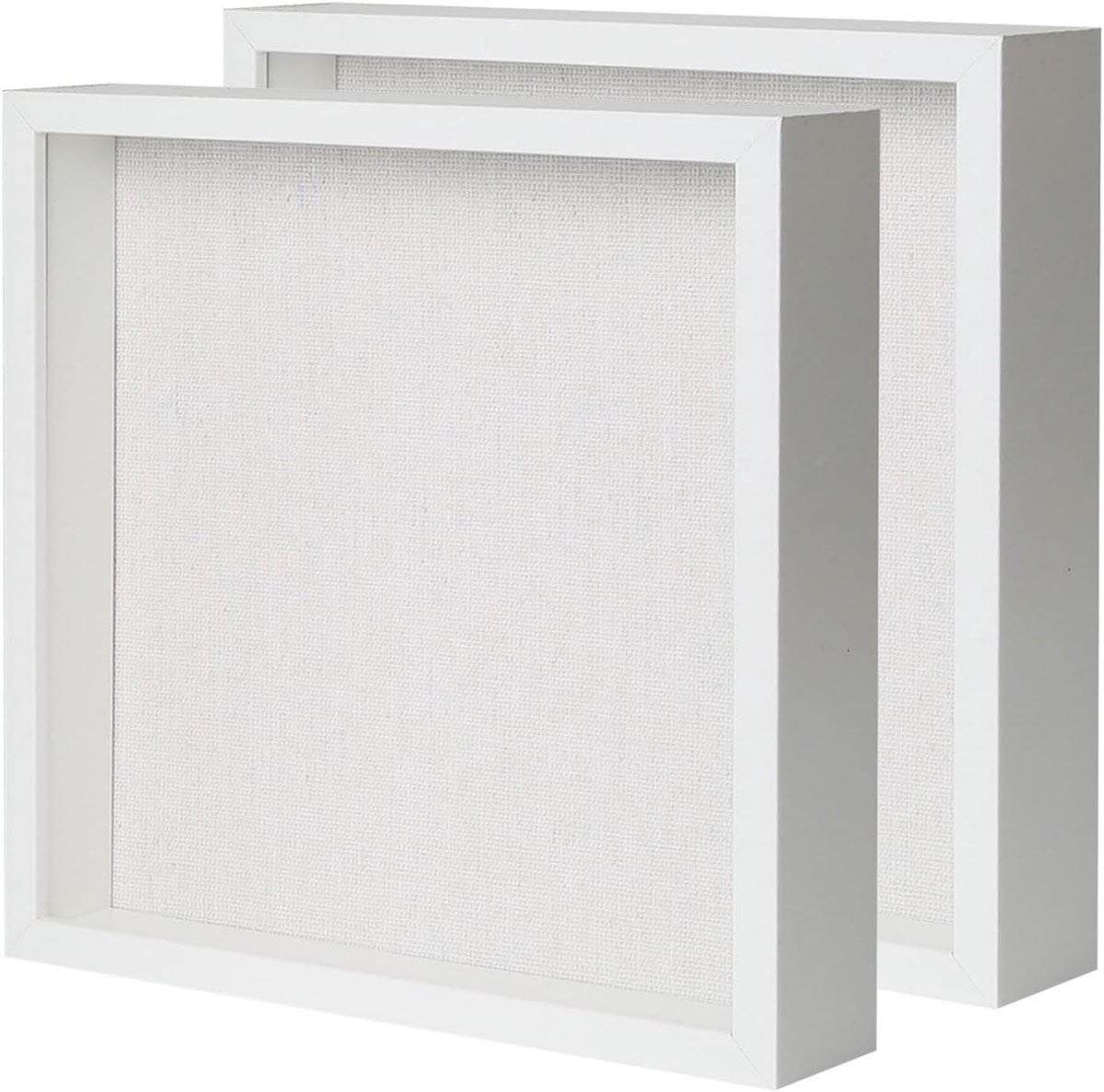 Vitrinekast Fotolijst Herinneringen Box Wit - Diepte: 46 cm
