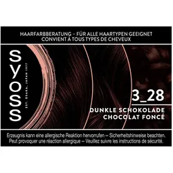2x Syoss, Haarfarbe, Coloration (3 28 Dunkle Schokolade)