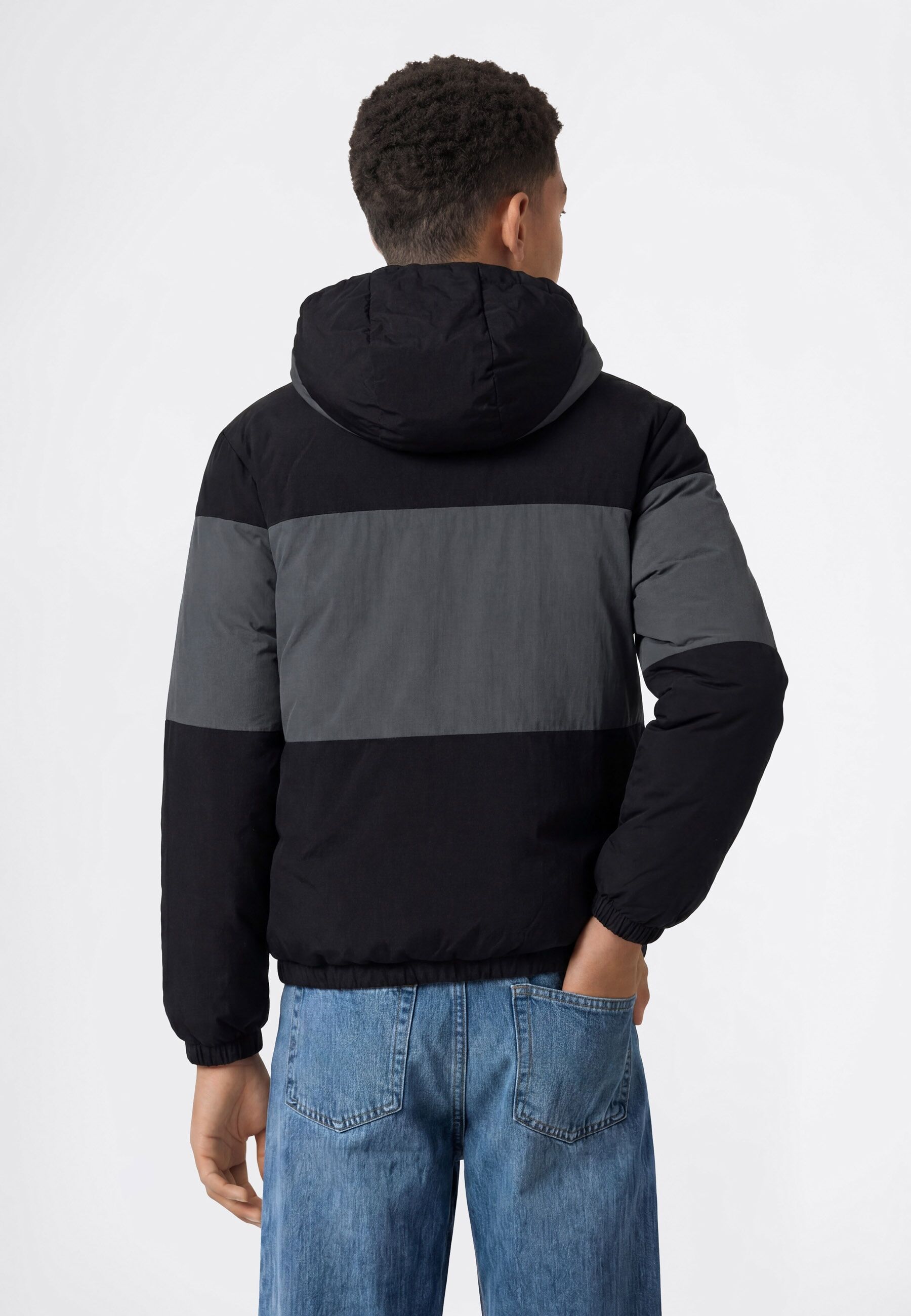 Steppjacke CHAMPION "SPORTWEAR JACKET Standard Fit", Jungen, Gr. XXL, nbk, igt, igt, Obermaterial: 100% Polyamid, Jacken Steppjacke, mit Standard Fit, für Kinder, aus Polyamid nbk, igt, igt XXL