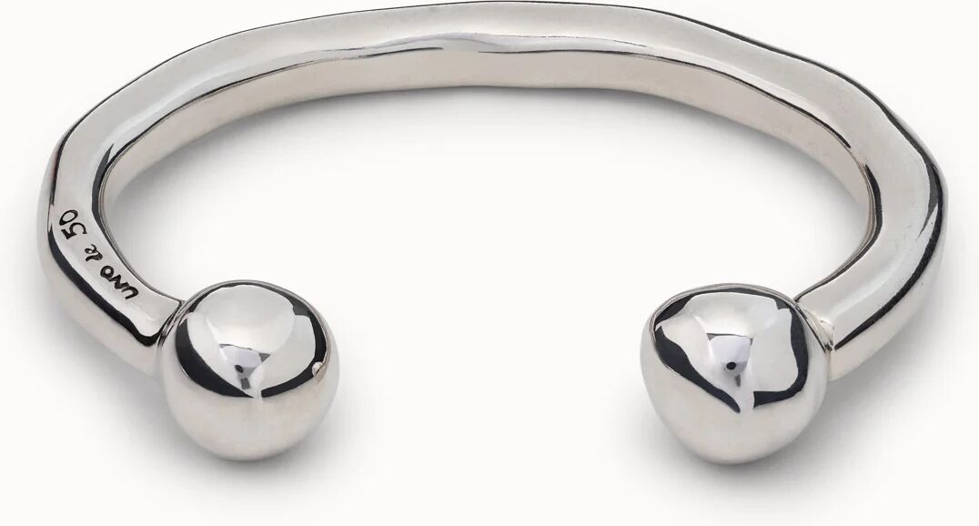 UNOde50 Pulsera bañada en plata de ley diseño clásico para mujer Plateado XL