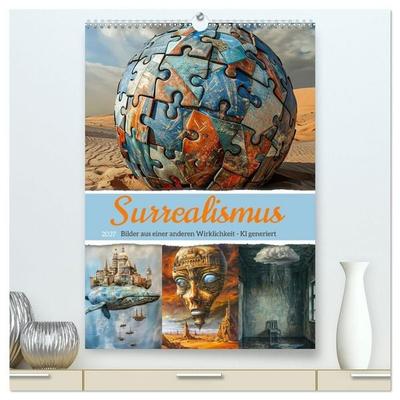Surrealismus (hochwertiger Premium Wandkalender 2027 DIN A2 hoch), Kunstdruck in Hochglanz