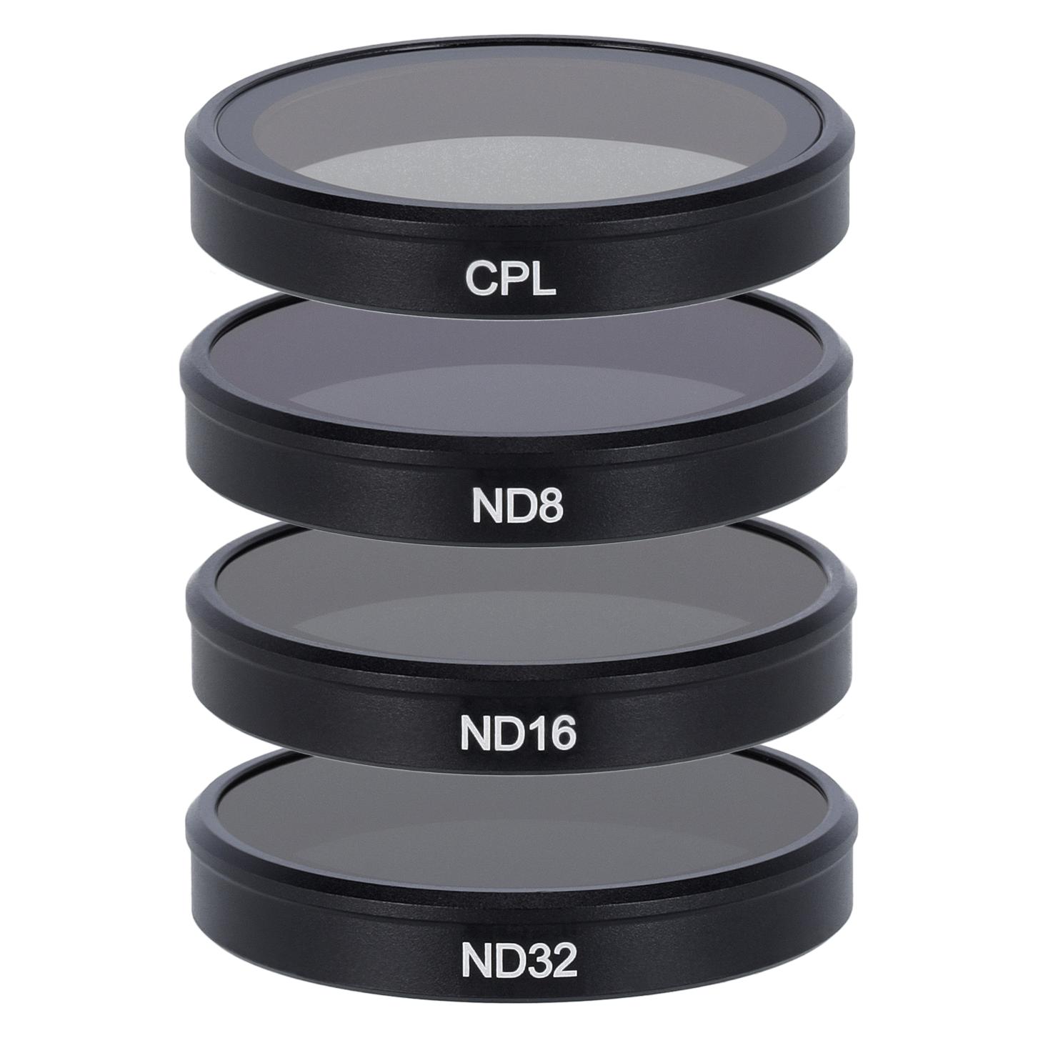 Rollei DJI Osmo Action 3/4/5 Filter-Set | CPL, ND8, ND16, ND32 (27532)