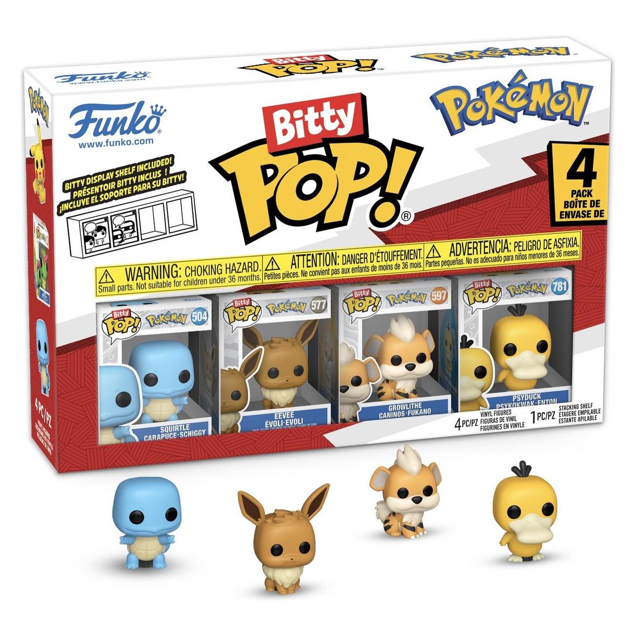 Funko Bitty POP! 4 Pack Pokemon: Squirtle (59529)