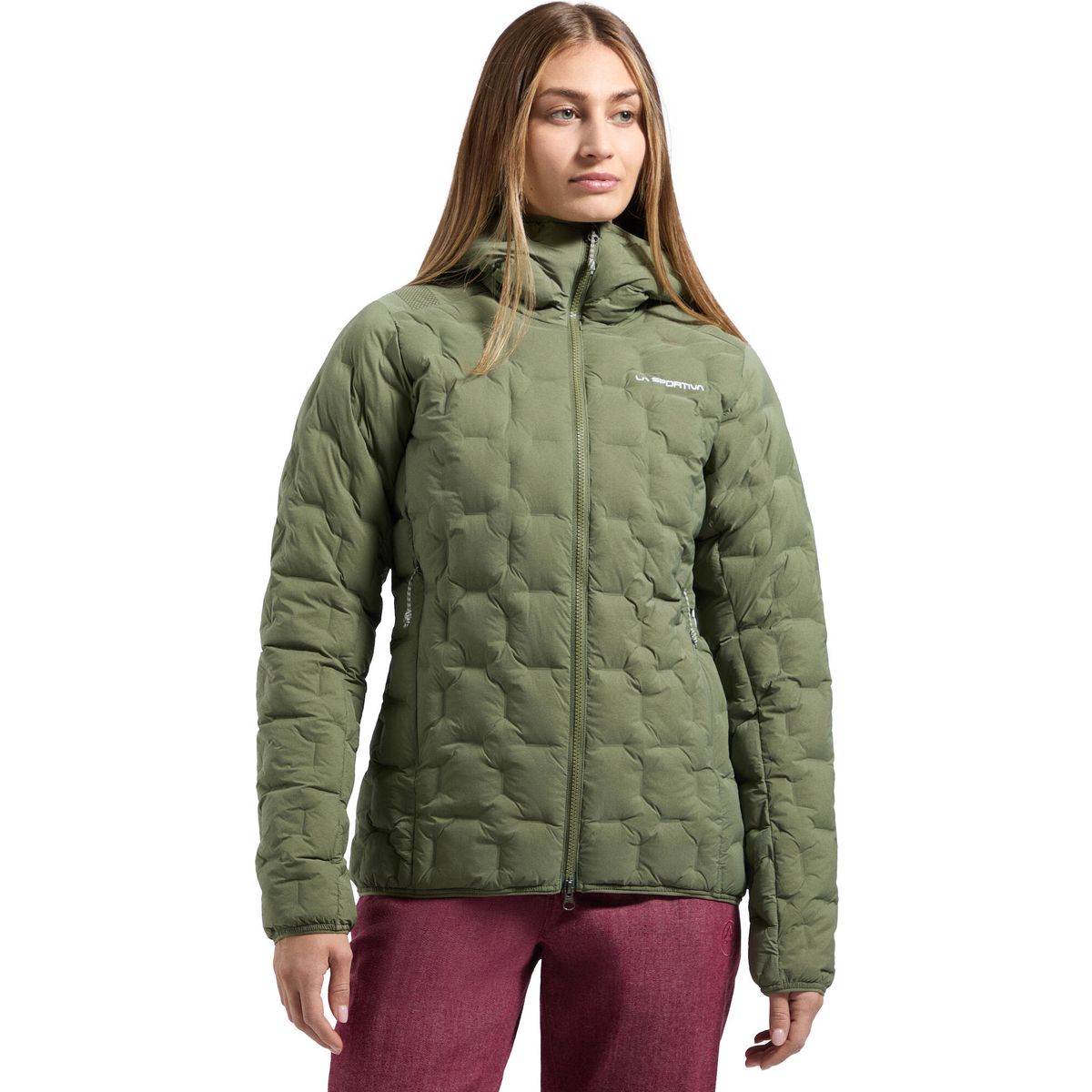 La Sportiva Opry Stretch Insulated Jacket Women cypress/chalk (E47W04) M ZACJ037E47W04M
