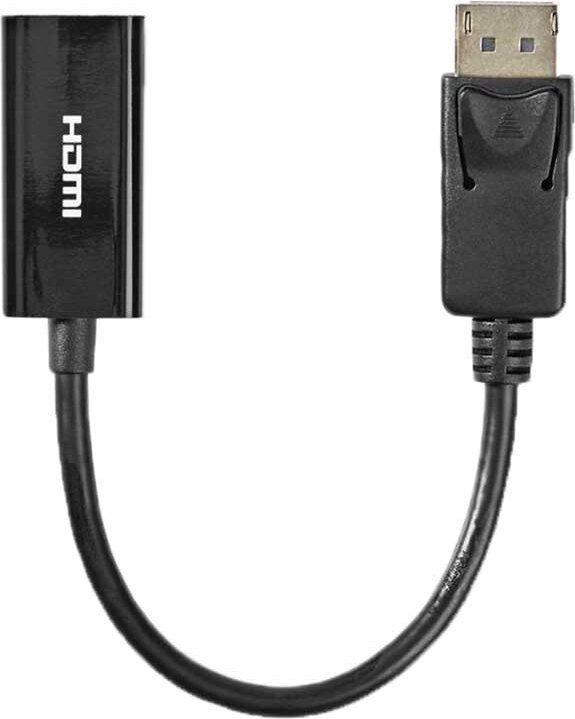 Nedis CCGT37150BK02 HDMI naar DisplayPort kabel, 0,2 m, Mannelijk naar Vrouwelijk
