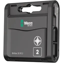 Wera Bit-Box 20 PZ, PZ 2 x 25 mm, 20-teilig - 05057760001