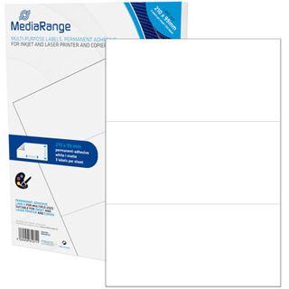 MediaRange MRINK142 Etiketten 210x99mm 150 weiss permanent