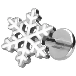 Titan Labret mit Push Fit SCHNEEFLOCKE